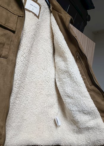 Kahverengi Süet Erkek Ceket Kürklü - Görsel 4