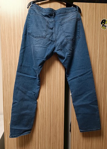 Mavi Parlak Denim Erkek Jean Pantolon - Görsel 2