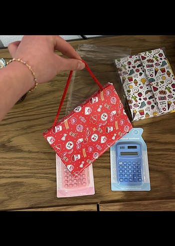 Renkli Baskılı ajanda ve Hesap Makinesi Seti - Görsel 4