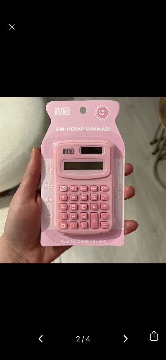 Renkli Baskılı ajanda ve Hesap Makinesi Seti - Görsel 2