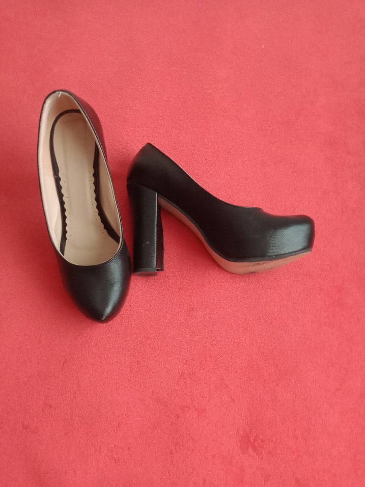 Kadın Siyah Platform Topuklu Stiletto - Görsel 3