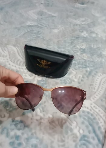 Parlak Kahverengi Tokalı Kadın Güneş Gözlüğü - Görsel 5
