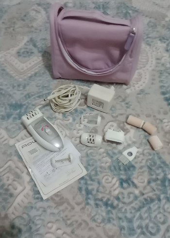 Beyaz Pastel Epilatör Seti ve Aksesuarları - Görsel 2