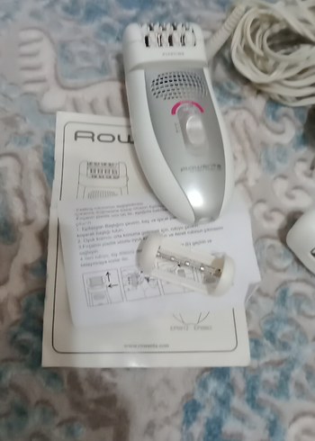 Beyaz Pastel Epilatör Seti ve Aksesuarları - Görsel 5