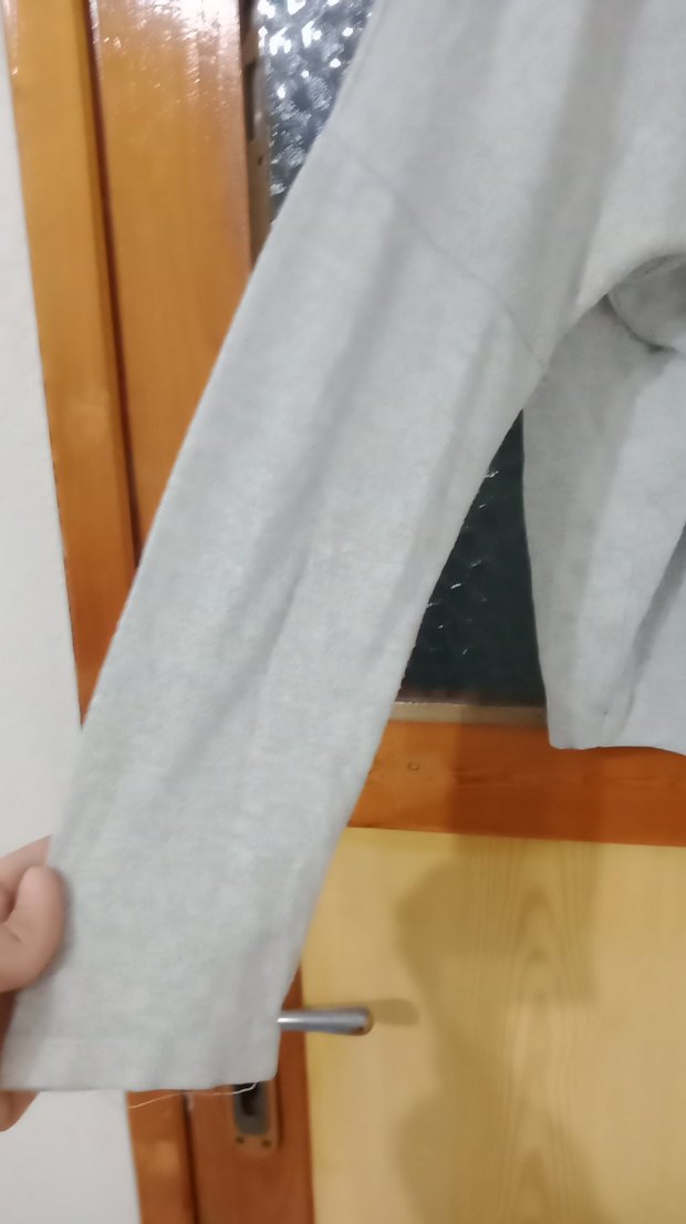 Gri Midi Kadın Uzun Kollu Hırka - Görsel 2