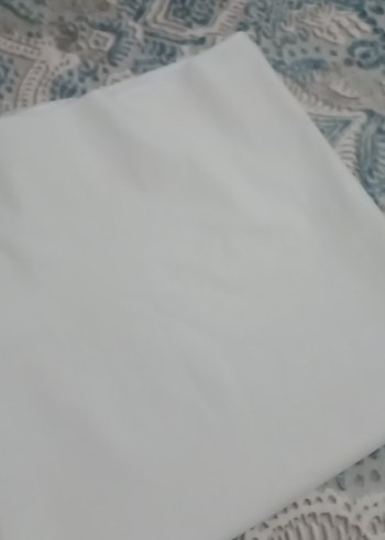 Beyaz Düz Yatak Örtüsü - Görsel 2