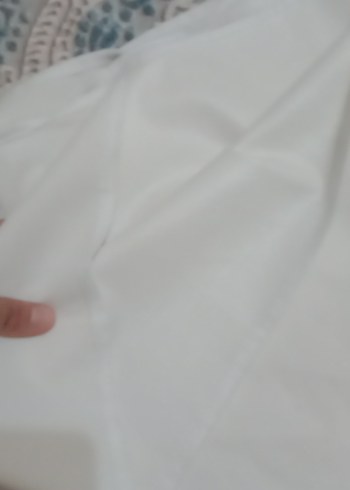 Beyaz Düz Yatak Örtüsü - Görsel 3