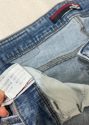 Erkek Mavi Normal Kesim Denim Jean - Görsel 2