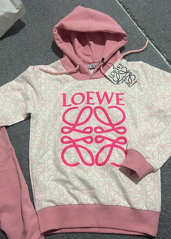 Diğer Pembe Kapusonlu Loewe Sweatshirt Cocuk