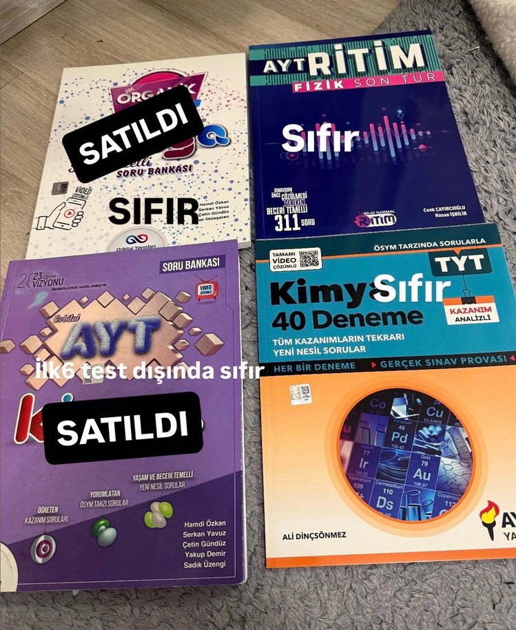 TYT AYT YKS KİTAPLARI - Görsel 2