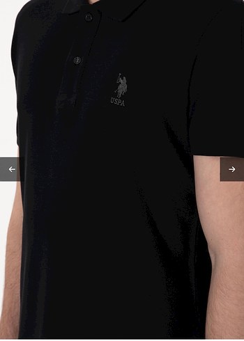 Erkek Siyah Regular Fit Polo Tişört - Görsel 2