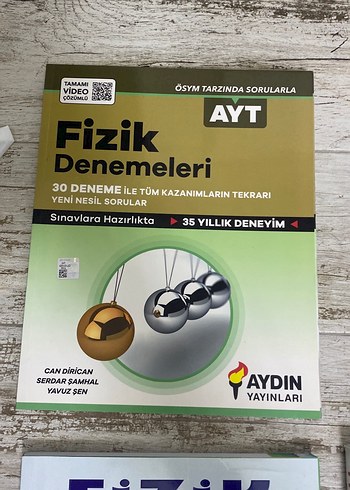 FİZİK Apotemi deneme + Nihat bilgin soru bankası + Aydın deneme - Görsel 4