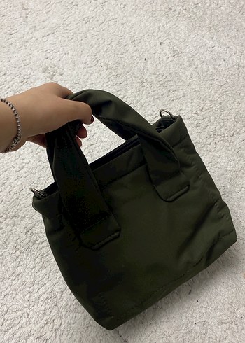 Haki Yeşil Minimalist Kadın El Çantası - Görsel 3