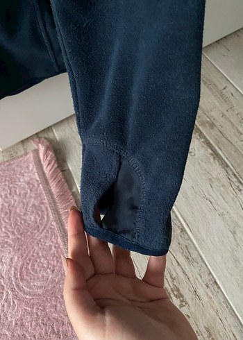 Lacivert Hummel Fermuarlı unisex polar hırka - Görsel 2