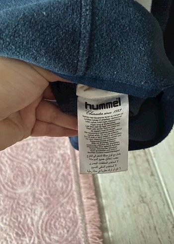 Lacivert Hummel Fermuarlı unisex polar hırka - Görsel 4