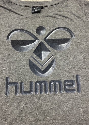 Hummel Gri Baskılı Kısa Kollu Tişört - Görsel 4