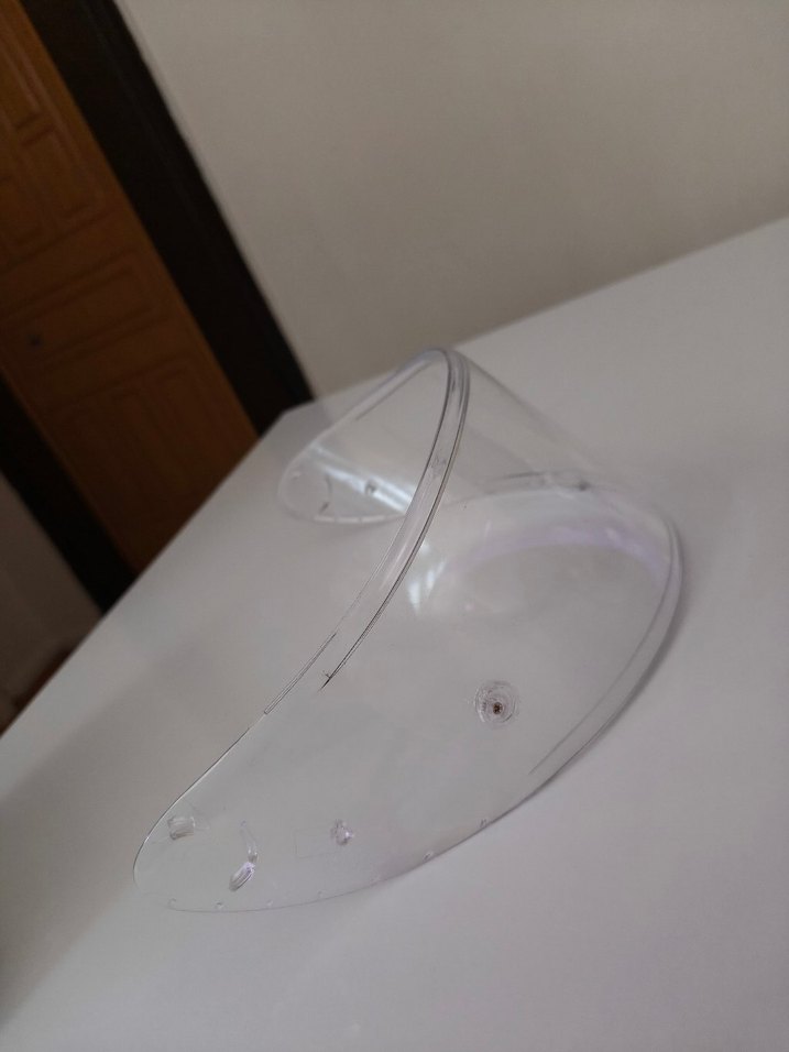 Şeffaf shoei kask Vizörü - Görsel 3