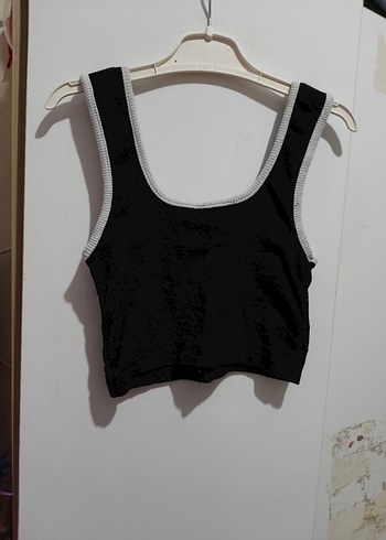 Siyah Mini Atlet Basic Spor Üst - Görsel 2