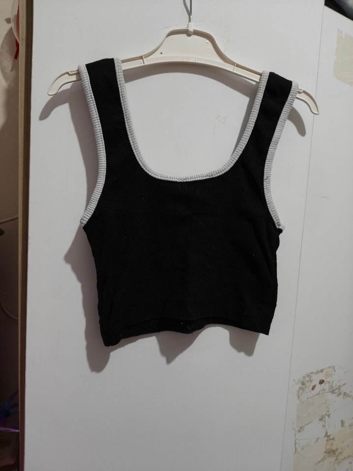 Siyah Mini Atlet Basic Spor Üst - Görsel 2