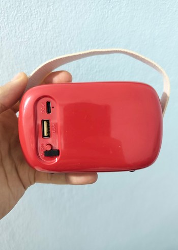 Renkli Retro Taşınabilir Müzik Sistemi - Görsel 5