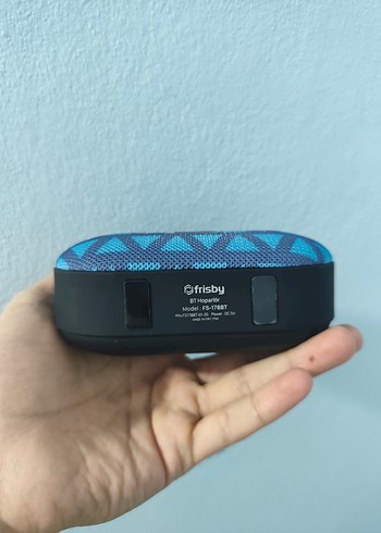 Frisby Mavi Taşınabilir Bluetooth Hoparlör - Görsel 3