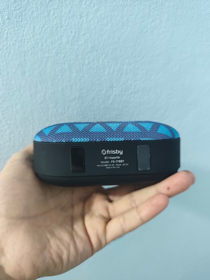 Frisby Mavi Taşınabilir Bluetooth Hoparlör - Görsel 3