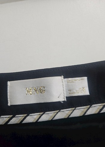 Drapeli Siyah Midi Etek - Görsel 3