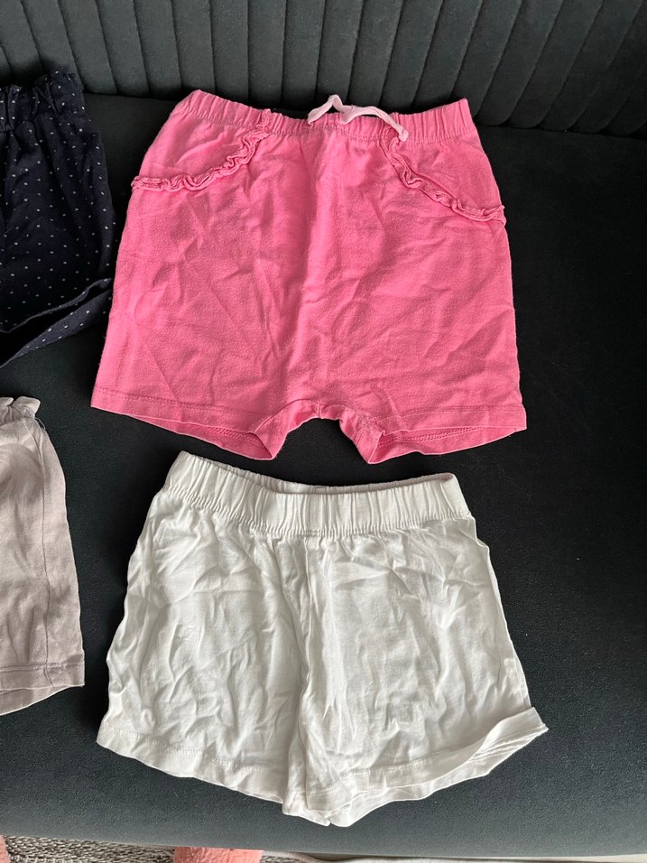 Kızlar için Pamuklu Bol Kesim Şortlar - Görsel 2