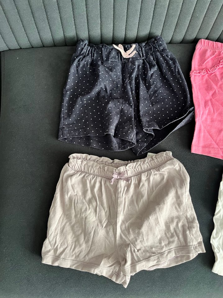 Kızlar için Pamuklu Bol Kesim Şortlar - Görsel 3