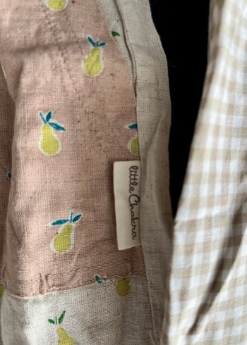 Bej Düğmeli Kız Çocuk Şortları - Görsel 4