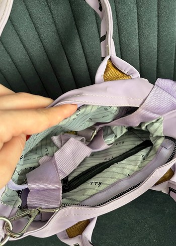 Beyaz Baskılı Kadın Omuz Çantası - Görsel 2