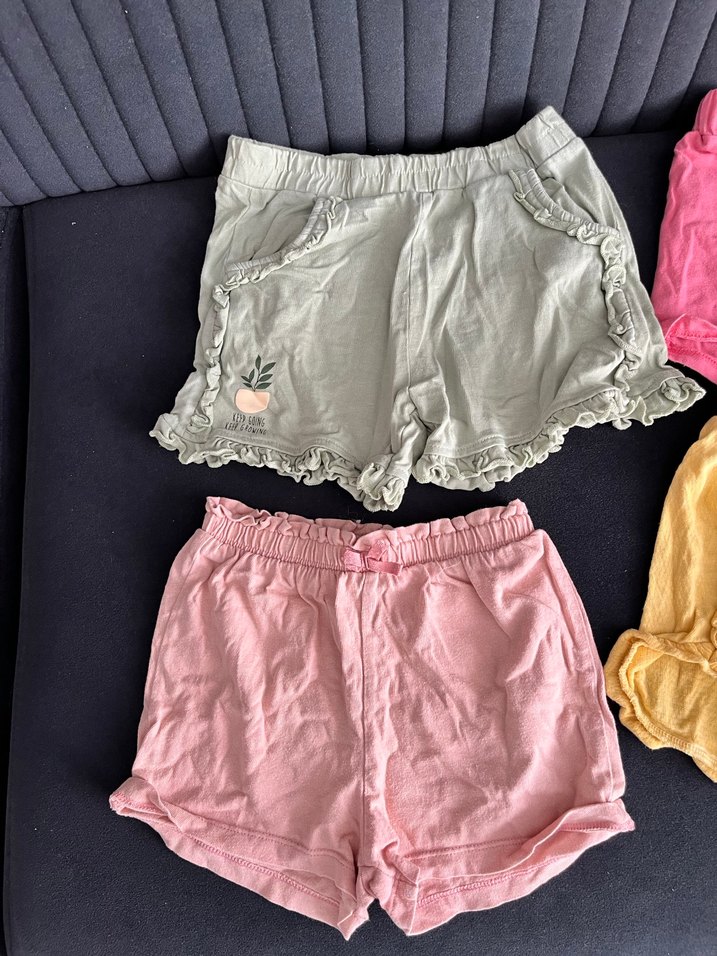 Kız Çocuk Pamuklu Fırfırlı Şortlar - Görsel 3