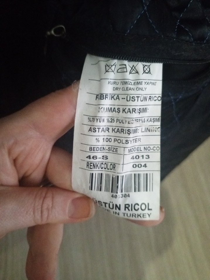 Düğmeli Gri Erkek Midi Ceket - Görsel 4