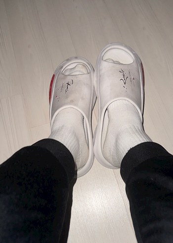 Beyaz Erkek Midi Spor Çorap - Görsel 3