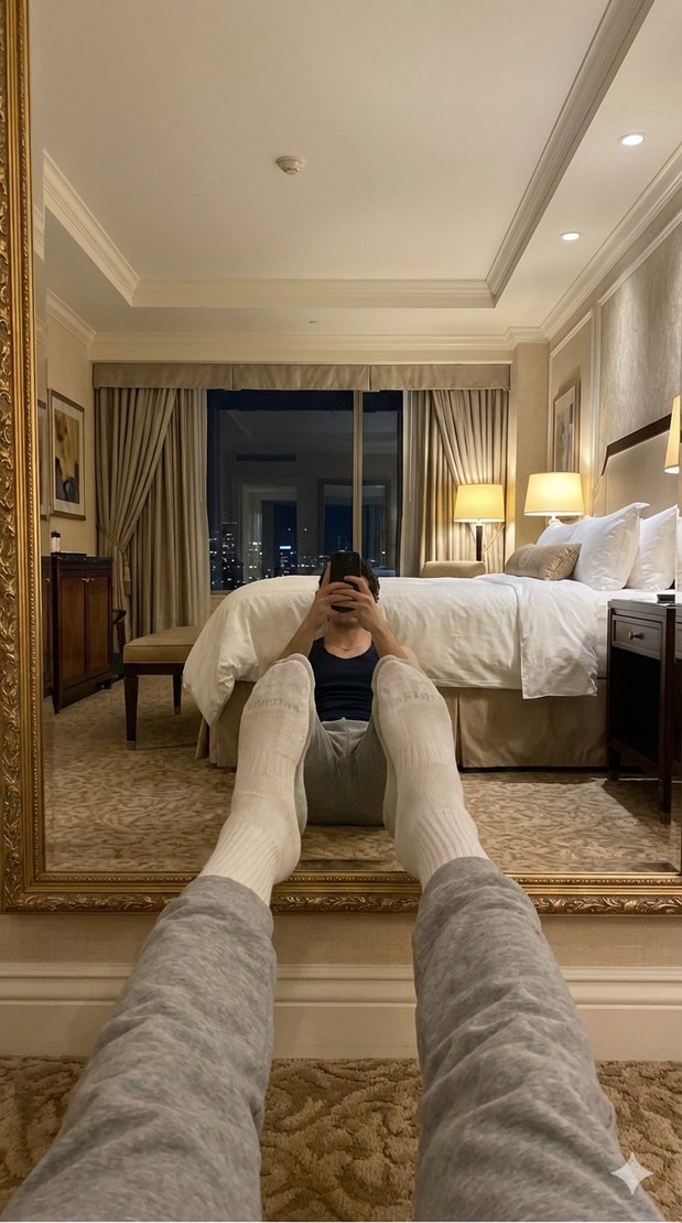 Beyaz erkek çorabı - Görsel 2