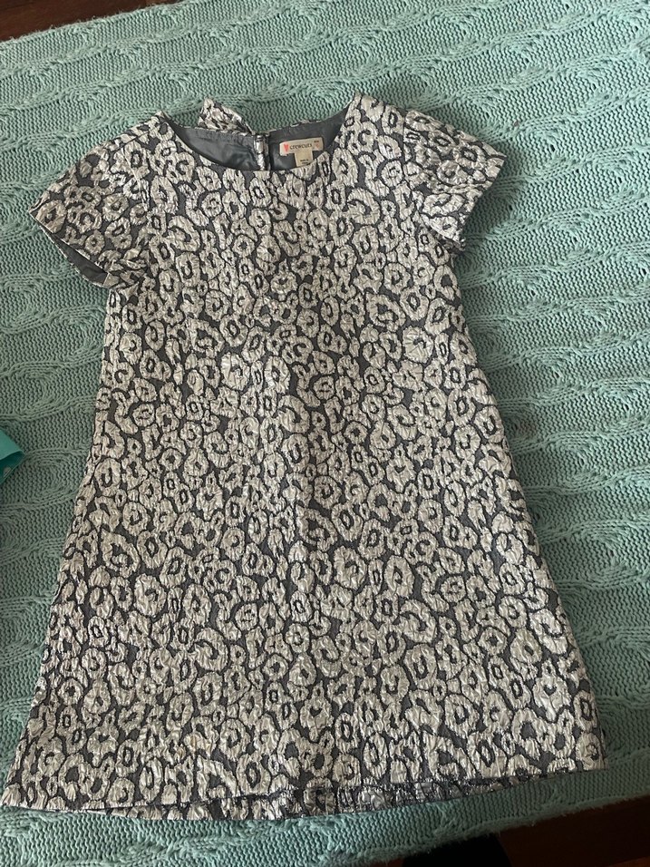 Kız Çocuk Bohem Yılan Desenli Goblen kumaş Elbise - Görsel 3