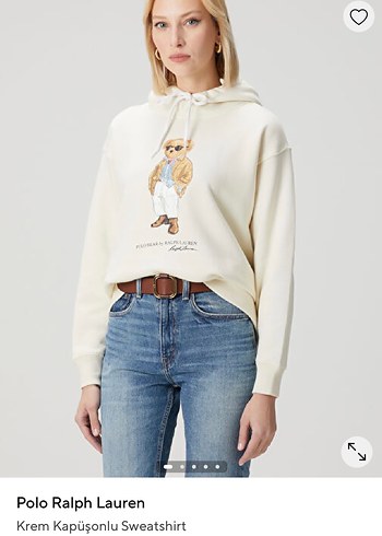 Bej Polo Ralph Lauren Kadın Swatshirt - Görsel 8