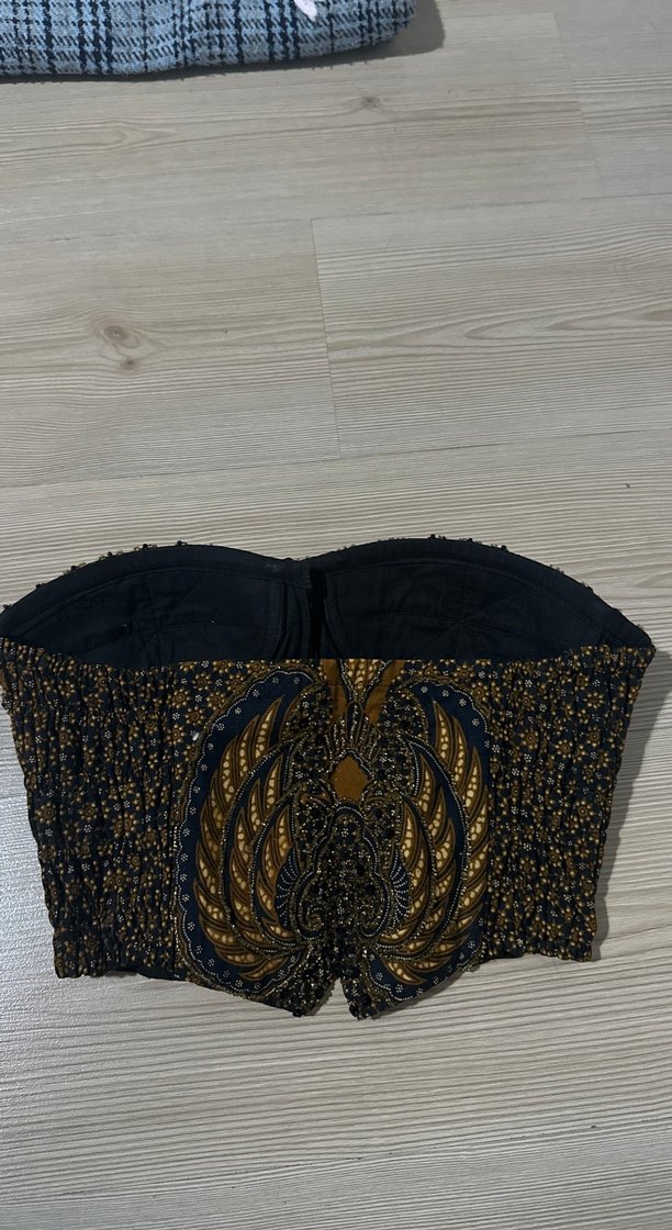 Pul İşlemeli Straplez Mini Büstiyer - Görsel 3