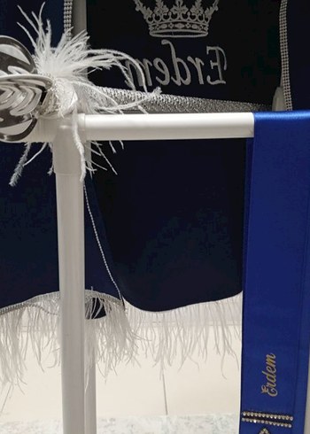 Mavi İşlemeli Püsküllü Çocuk Kostümü - Görsel 4