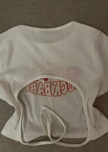 Sırt Dekolteli Crop - Görsel 3