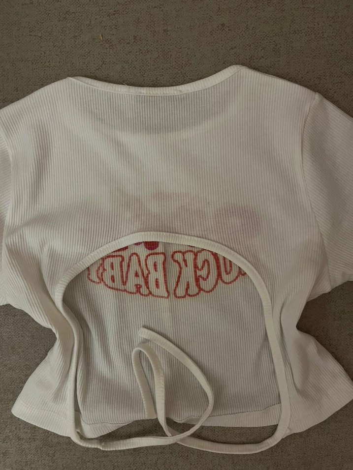 Sırt Dekolteli Crop - Görsel 3