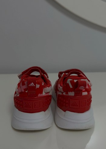Kız Çocuk Kırmızı Kamuflaj Spor Ayakkabı - Görsel 4