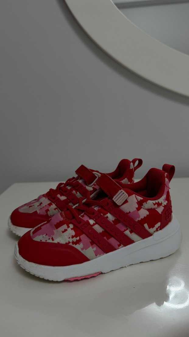Kız Çocuk Kırmızı Kamuflaj Spor Ayakkabı - Görsel 3