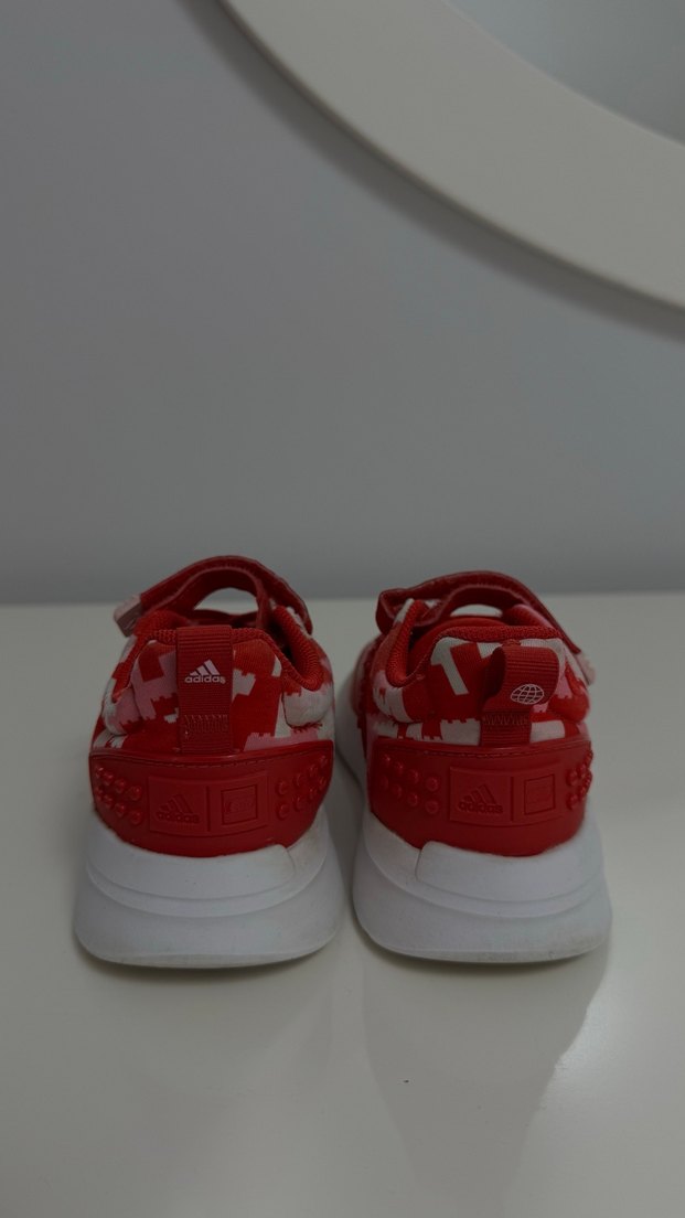 Kız Çocuk Kırmızı Kamuflaj Spor Ayakkabı - Görsel 4