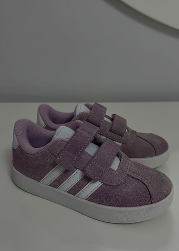 Mor Süet Kız Çocuk Spor Ayakkabı - Görsel 4