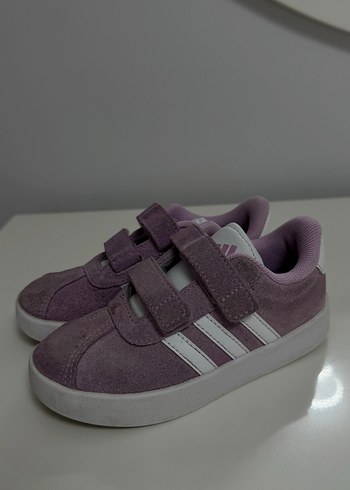 Mor Süet Kız Çocuk Spor Ayakkabı - Görsel 2