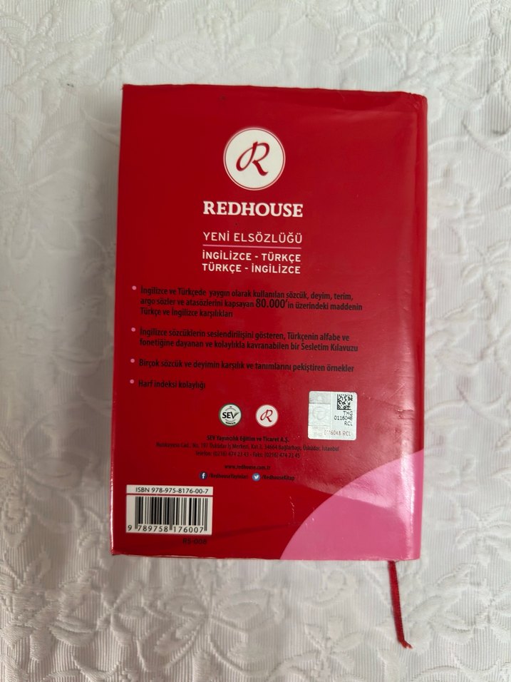 Redhouse İngilizce-Türkçe Sözlük - Görsel 2
