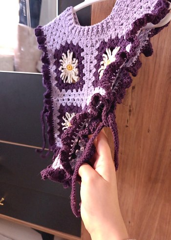 Kız Çocuk Örgü süveter - Görsel 3