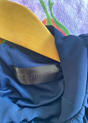 Kadın Lacivert Uzun Pliseli Elbise - Görsel 5