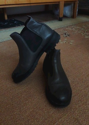 Greyder Chelsea Siyah Renkli Bantlı Deri Bot - Görsel 2